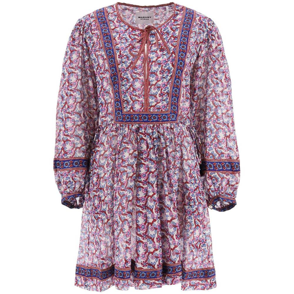 Isabel marant etoile glinesia organic cotton mini dress